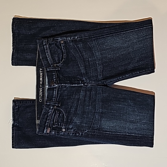 Citizens of Humanity Amber Blue Jeans Denim Pants Medium Rise Bootcut Stretch 28 - Picture 1 of 13